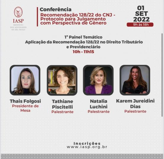 Comissão Ajufe Mulheres participa de conferência do IASP sobre julgamento com perspectiva de gênero
